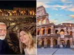 PM Modi’s Rome pictures with Giorgia Meloni shine spotlight on the Colosseum. 