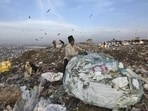 According to the data submitted by the urban development ministry to the Centre, around 2.99 million tonnes of waste was removed in 2024-25, 5.4 million tonnes in 2023-24 and just 2.19 million tonnes in 2022-23. (HT Archive)