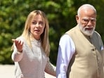 Prime Minister Narendra Modi with his Italian counterpart Giorgia Meloni during his official visit to Rome. 