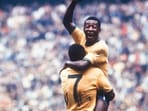 Pelé in the 1970 World Cup.