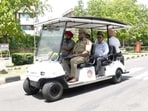 Senior officers and employees of the Chandigarh administration also joined the effort. (Keshav Singh/HT)