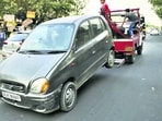 The confusion stems from the gap between the government’s announcement and the continuing applicability of Supreme Court and National Green Tribunal (NGT) orders that prohibit the operation of 10-year-old diesel and 15-year-old petrol vehicles in Delhi-NCR. (HT Archive)