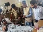 The incident took place around 9.30 am at Panacea Hospital, which is located near the Rispana Bridge under the Nehru Colony police station area. (ANI)