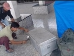 The trunk in which the decapitated body of the woman was found on the Chhapra-Gomti Nagar Express (HT File Photo)