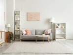 Living room can be strategically decorated, without the space looking too overcrowded. 