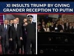 Putin's Beijing schedule has been read as a stinging rebuke to Donald Trump, with Vladimir Putin receiving a higher‑level welcome and warmer optics, from airport protocol to shared laughs after talks.
