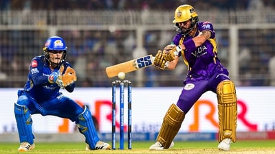 But despite a couple of wickets in quick succession, it was all the experience of Manish Pandey that came to the fore, as he stabilised with an innings of 45. Rovman Powell added some firepower too, and a couple of wickets didn't cause much damage as KKR won by 4 wickets, with relative ease. (ANI Pic Service) But despite a couple of wickets in quick succession, it was all the experience of Manish Pandey that came to the fore, as he stabilised with an innings of 45. Rovman Powell added some firepower too, and a couple of wickets didn't cause much damage as KKR won by 4 wickets, with relative ease. (ANI Pic Service)