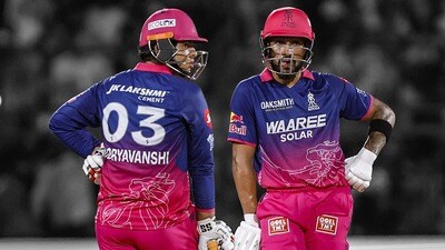 వైభవ్ సూర్యవంశీ విధ్వంసం - ప్లే ఆఫ్స్కు మరో అడుగు దూరంలో రాజస్థాన్ వైభవ్ సూర్యవంశీ విధ్వంసం - ప్లే ఆఫ్స్కు మరో అడుగు దూరంలో రాజస్థాన్