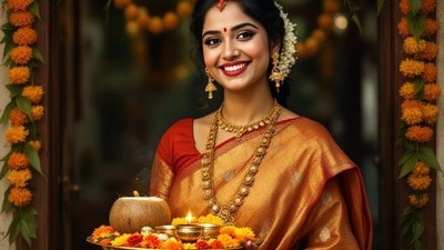 మీకు తెలుసా? పెరుగు అన్నం నైవేద్యంగా ఎందుకు పెట్టాలి, అదృష్టం కోసం మహిళలు పుట్టింటి నుంచి తెచ్చుకోవాల్సిన వస్తువులు ఏవో (pinterest) మీకు తెలుసా? పెరుగు అన్నం నైవేద్యంగా ఎందుకు పెట్టాలి, అదృష్టం కోసం మహిళలు పుట్టింటి నుంచి తెచ్చుకోవాల్సిన వస్తువులు ఏవో (pinterest)