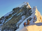  Tulasi Reddi Palpunoori, Sandeep Are and Ajay Pal Singh Dhaliwal were among the three Indians to scale the Mt Everest from Nepal's side. Lakshmikanta Mandal  joined the group at the peak a day later.