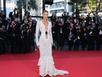 The dress was a tribute to Jane Birkin, a famous fashion icon from the 1960s(Photo: AFP)