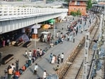 Howrah station is the country’s oldest and busiest railway station. The station complex, with its 24 platforms, registers more than a million passengers every day. Howrah station is the country’s oldest and busiest railway station. The station complex, with its 24 platforms, registers more than a million passengers every day.