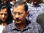 Arvind Kejriwal said people in Punjab were “highly satisfied” with the state government’s performance over the last four years. (HT)