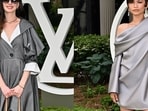 (L-R) Anne Hathaway and Zendaya at Louis Vuitton's Cruise show in NYC. 