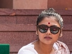 TMC MP Saayoni Ghosh during the second part of the Budget session of Parliament, in New Delhi, Tuesday, March 10, 2026. 