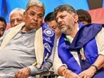Karnataka chief minister Siddaramaiah congratulates Deputy CM DK Shivakumar on his 65th birthday amid calls for the former to step down