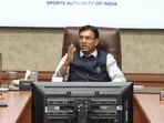 Union Minister of Youth Affairs and Sports Mansukh Mandaviya. (X/@mansukhmandviya)