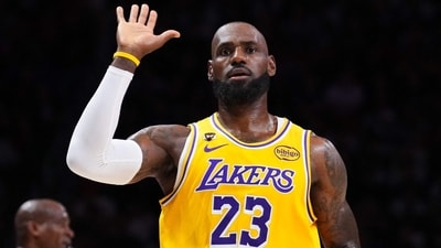 LeBron James #23 of the Los Angeles Lakers pictured. (Getty Images via AFP) LeBron James #23 of the Los Angeles Lakers pictured. (Getty Images via AFP)