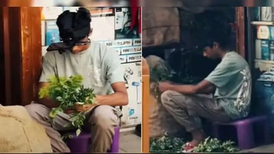 বেঙ্গালুরুর ভিডিওয় তাজ্জব নেটপাড়া (সৌজন্যে টুইটার) বেঙ্গালুরুর ভিডিওয় তাজ্জব নেটপাড়া (সৌজন্যে টুইটার)
