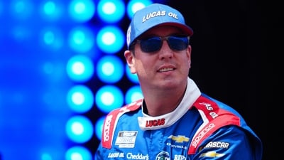 Kyle Busch is introduced during the NASCAR All-Star auto race at Dover Motor Speedway, Sunday, May 17, 2026 (AP Photo/Derik Hamilton) Kyle Busch is introduced during the NASCAR All-Star auto race at Dover Motor Speedway, Sunday, May 17, 2026 (AP Photo/Derik Hamilton)