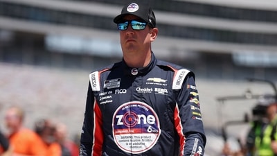 NASCAR driver Kyle Busch raised health concerns during a race by requesting medical assistance over the radio. (Getty Images via AFP) NASCAR driver Kyle Busch raised health concerns during a race by requesting medical assistance over the radio. (Getty Images via AFP)