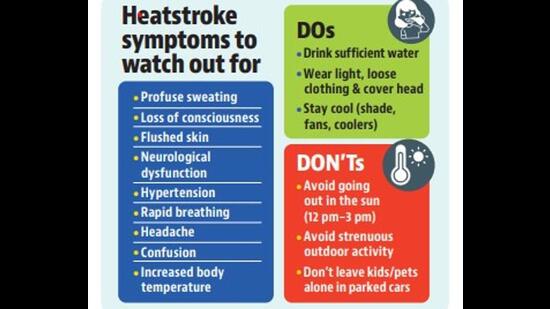 Chandigarh’s maximum temperature in May usually ranges between 41°C and 43°C, though temperatures above 46°C have been recorded in the past. (HT Photo)