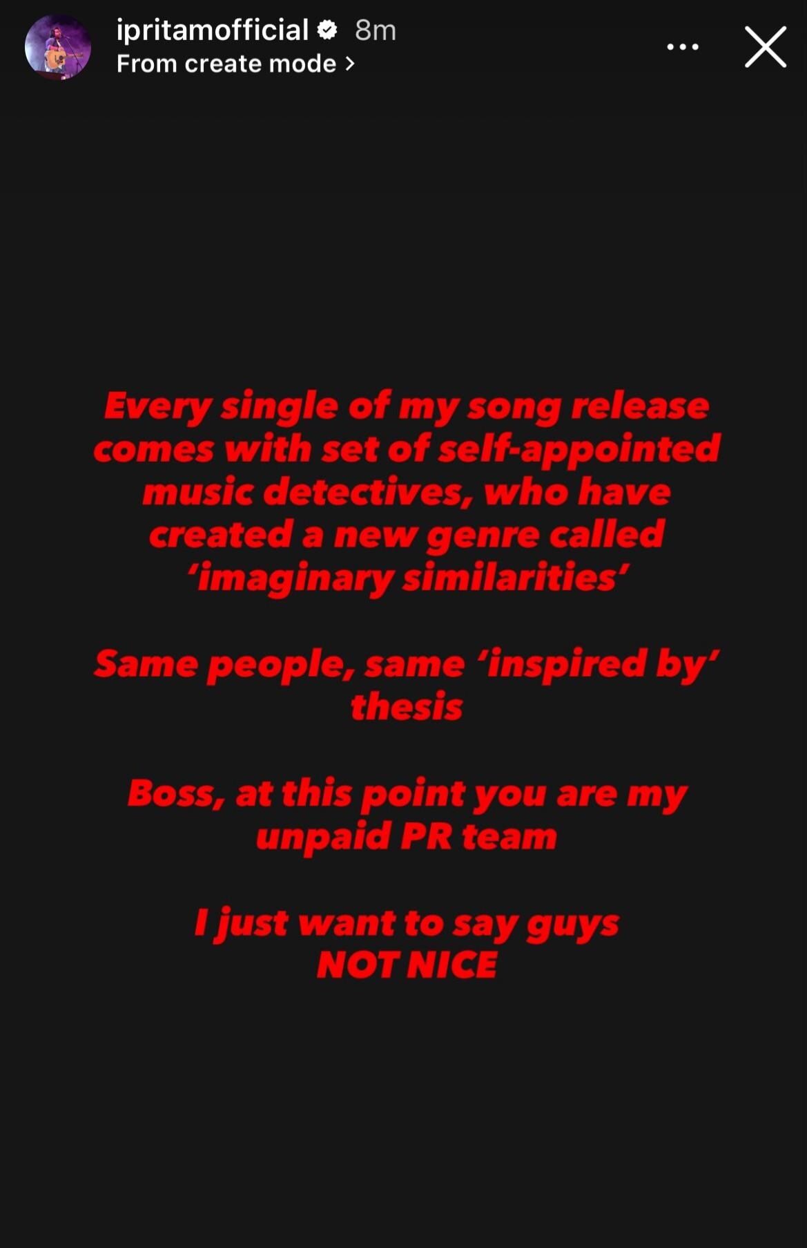 Pritam's Insta Story Pritam's Insta Story