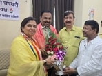 (From L) Deepti Chawadary and Prashant Jagtap will lead Congress party’s west and east Pune unit respectively. (HT)
