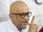 A purported video of UP Congress chief Ajay Rai went viral in which he was heard making abusive remarks against the PM. (HT file)