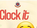 A screengrab of the social media post shared by Delhi Police.