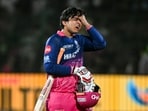 Vaibhav Sooryavanshi walks back after getting out for 93