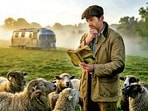 Hugh Jackman reads to his herd, in The Sheep Detectives. Based on a German novel from 2005, the story, unusually, finds the beauty in clouds without silver linings.