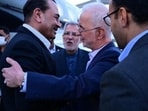 Pakistan Army chief welcomed by Iranian interior minister in Tehran.