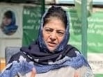 Reacting to reports of police action against the protesters, Mufti said the increasing tendency to respond to dissent with FIRs and intimidation is deeply worrying and reflects an unhealthy approach towards democratic expression. (HT File)