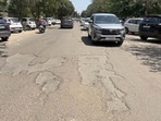 The entire stretch, right from the rail under bridge on Pakhowal Road to Ferozepur road, is full of potholes and uneven patches protruding above the asphalt layer.