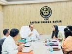 The projects include widening and strengthening of nearly 79-kms roads, construction of over 62-kms of rural roads and development of minor bridges to improve connectivity and traffic movement. (HT Photo)
