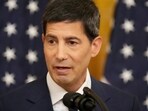 Federal Reserve Chairman Kevin Warsh speaks during his swearing-in in the East Room of the White House.