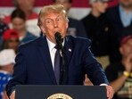 President Donald Trump referred to his cognitive tests when speaking today.