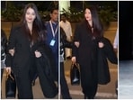 Aishwarya Rai spotted at Mumbai airport. 