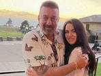 Sanjay Dutt is with his eldest daughter, Trishala Dutt, whom he had with his first wife, Richa Sharma.