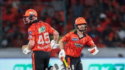 Heinrich Klaasen took his time to get going, but ended up blazing his way to 51(24) as he flexed his power alongside Ishan Kishan, who himself scored 79(46). A quickfire partnership between the pair, including a three-over phase in which they plundered 60 runs. (ANI Pic Service) Heinrich Klaasen took his time to get going, but ended up blazing his way to 51(24) as he flexed his power alongside Ishan Kishan, who himself scored 79(46). A quickfire partnership between the pair, including a three-over phase in which they plundered 60 runs. (ANI Pic Service)