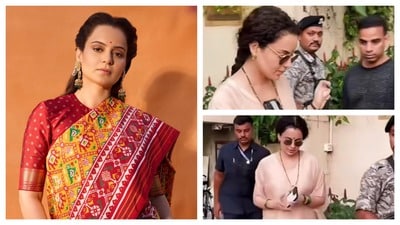 Kangana Ranaut: కంగనా రనౌత్ సీక్రెట్గా పెళ్లి చేసుకుందా? మెడలో మంగళసూత్రం, గాజులతో నటి Kangana Ranaut: కంగనా రనౌత్ సీక్రెట్గా పెళ్లి చేసుకుందా? మెడలో మంగళసూత్రం, గాజులతో నటి