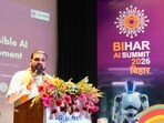 Bihar chief minister Samrat Choudhary at the AI Summit in Patna. (@samrat4bjp)