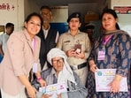Out of the total 3,151 registered voters in the Rohru MC, 2,436 electors exercised their franchise during the polling held from 7 am to 3 pm through electronic voting machines. (HT Photo)