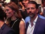 Donald Trump Jr. and Bettina Anderson in Miami, Florida.