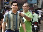 Varun Dhawan with his father, filmmaker David Dhawan.