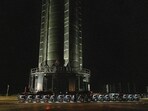 IT IS A launch of a more bureaucratic sort than normal for SpaceX, but still characteristically spectacular.(Reuters)