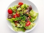 Tangy Mango Cucumber Crunch Salad. Tangy Mango Cucumber Crunch Salad.