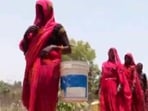 With temperatures soaring across the state, many villagers are being forced to walk nearly 10 kilometres daily to fetch water.