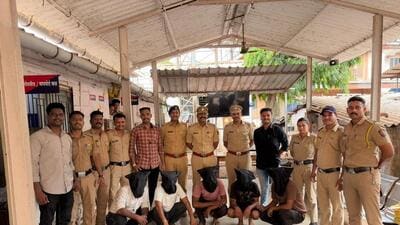 5 interstate gang members held for duping man of  ₹15 lakh with fake gold in Raigad
